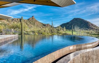 Peak Ventures Inc Estancia Lot 215 Contemporary Infinity Edge Pool